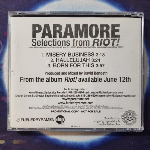 Paramore selections from - paramore,