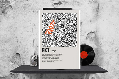 Copertina album paramore riot - album,