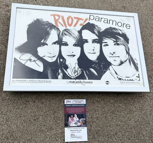 Poster paramore firmato - poster,