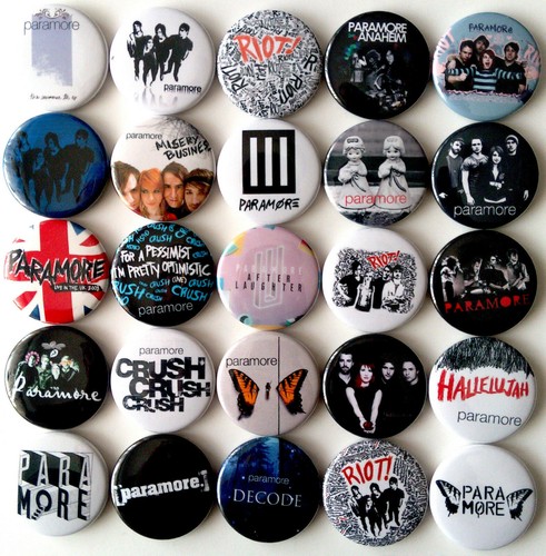 Paramore pin button badges - pin,
