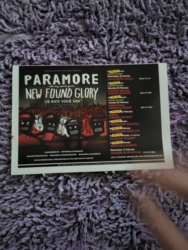 Tpgm46 advert 5x8 paramore - advert, &
